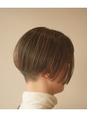 前下がりツーブロスタイル
