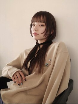 ワイス(WYETH)の写真/ダブルカラーで叶える抜け感×透明感のある艶髪を♪あなたの魅力を引き出すカラーを提案します☆