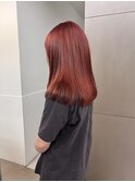 くびれヘア/アプリコットオレンジ/夏のヘアアレンジ/矢場町