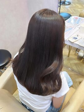 ロンド フィーユ(Lond fille) くびれヘア/顔周り/韓国/ボブ/レイヤーカット/前髪/カラー/銀座