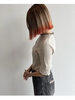 イロ プラス 南田宮店(iro+)&nbsp;【katsuya】ミルクティーベージュ×エンドカラー