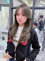 ザ パス 大名店(the path)&nbsp;オリーブベージュ/オリーブカラー/レイヤーカット/グレージュ