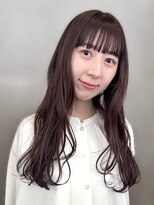 アトロ(Atoro)&nbsp;梅田/ロング/暖色カラー/ピンクベージュ/艶カラー