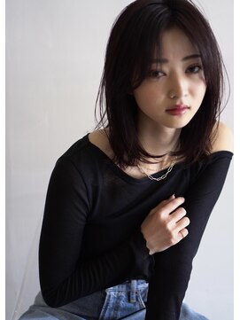 キーゴ 博多(KY-GO.) ミディアムヘア　ピンクブラウン