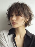 ミセスショート×白髪ぼかしカラー３０代４０代５０代６０代