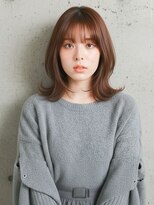 ニューヨークニューヨーク 守口店(NYNY)&nbsp;外ハネミディ×ピンクブラウンカラー