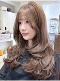 髪質改善パーマ透明感カラーダブルカラーブリーチ