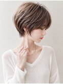 20代30代40代50代ナチュラル大人可愛いレイヤーショートボブ8