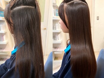 スリースター 横浜 三ツ沢上町(Three Star)の写真/明日から超キレイになれる!!中高校生からも好評♪スリースターの一押し縮毛矯正⇒【ココナッツ縮毛矯正】