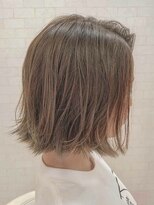 リップソウル(RIP SOUL)&nbsp;《RIP SOUL》切りっぱなし 外ハネボブ ベージュ系カラー