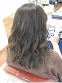 アッシュグレーグラデーションカラー☆