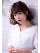 ヘアーアートシフォン 川口東口店(hair art chiffon)&nbsp;チョコレートアッシュor大人ガーリーのプリカールスタイル