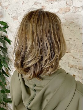 ルーファス 恵比寿 渋谷(Ruufus) 大人のアッシュバレイヤージュ【Ruufus恵比寿渋谷】31513