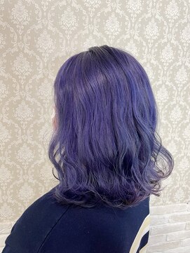 アンジェリカ JR奈良駅前店(ANGELICA) 【ANGELICA 東　玲那】色落ちまで可愛いパープルカラー