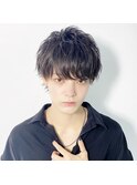 無造作 ゆるスパイラル マッシュウルフ 【 Ver. 柏 】
