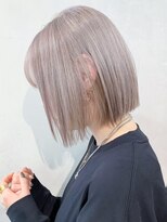 アイティー バイ アルバム 浦和店(IT by ALBUM)&nbsp;ホワイトミルクティー_マロンベージュAラインボブ_ba318542