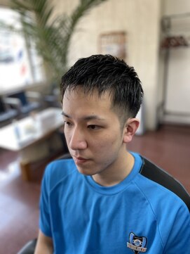理容 鮎川 ベリーショート