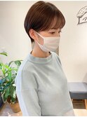 *高塚*大人可愛い丸みショートマッシュート小顔耳かけ20代30代