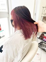 ヘアアンドデイスパ アグー(hair&dayspa AGU) 1度はやりたい☆憧れインナーカラーピンク