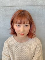 ヘアアンドアイラッシュ ココアンジェ くりえいと宗像店(Coco Ange)&nbsp;【CocoAnge宗像/担当:沖村】ピーチオレンジ