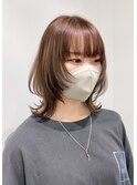 【tomomi*ウルフカット*レイヤーカット*ベージュ*ブリーチ一回】