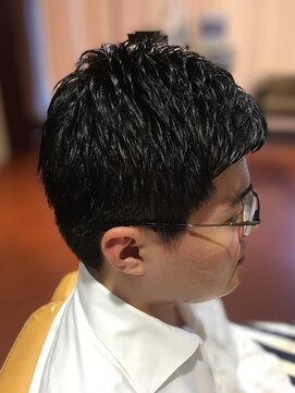 スカイ 亀戸店 (sky) ハイライト/マッシュパーマ/アッシュブラック<理容室>[亀戸]