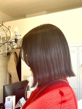 ローレン(LOREM) ぷつっとボブ/切りっぱなしボブ/外ハネボブ/大人可愛い/髪質改善