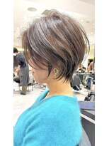 40代/50代/絶壁解消・前下がり・ショートボブ【浅野】