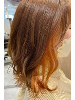 エヌアンドエー せんげん台店(N&A)&nbsp;イヤリングカラー×ダブルカラー/オレンジカラー