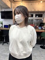 シールドヘアー 沖縄 新都心(C'LD Hair)&nbsp;【C’LD 】イヤリングカラー/韓国風ボブ/くびれボブ/小顔