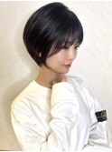 ショート×ハイライト白髪ぼかし×シアーカラー[心斎橋]