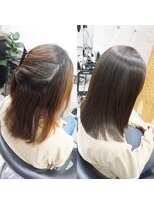 ヘアテリア リュウ 大塚(hair teria ryu) 縮毛矯正/髪質改善/シルキーストレート/艶カラー