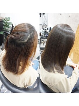 ヘアテリア リュウ 大塚(hair teria ryu) 縮毛矯正/髪質改善/シルキーストレート/艶カラー