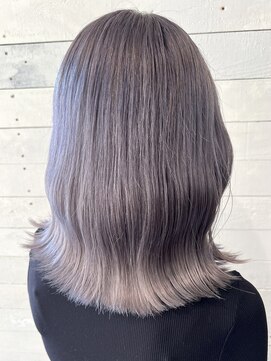 ルノン シェリー(LUNON cheliy) ホワイトシルバー/ダブルカラー/ハイトーンカラー