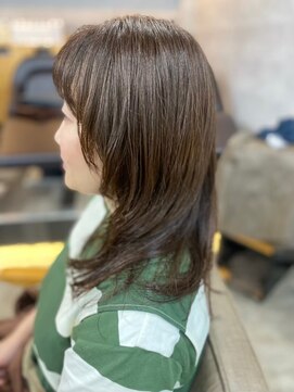 ソイクフ(SOY KUFU) 20代30代40代◎似合わせカットフェミニンロングメルティカラー