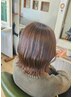 【人気No.1◎うるツヤ美髪へ】カット＋透明感カラー＋marbbナノバブル￥14,850