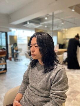 メンズカット バイ ソイクフ(メンズカット by SOY-KUFU) 20代30代40代◎似合わせカット流行黒髪メンズミディアムパーマ