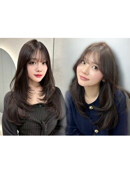 韓国風スタイルが人気★実力派スタイリストがあなたのなりたいを叶えます【韓国ヘアー/レイヤーカット】