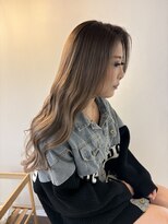 ココルアナ(coco luana)&nbsp;グレージュ/海外風/ケアブリーチ/髪質改善/ハイトーン/学割