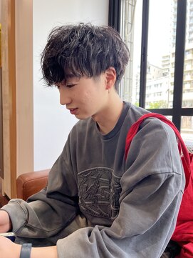 ジャヌ 浜町 眼鏡橋(JANU) メンズマッシュ/シャドウパーマ