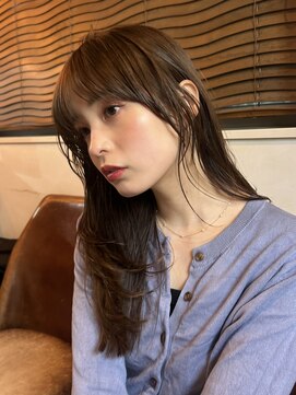 トレス(TRESS) レイヤーカット/ブリーチなしダブルカラー/くびれヘア/韓国風