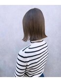 マロングレージュボブ