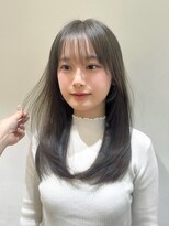 ブリーチカラー ダブルカラー ラベンダーアッシュ グレージュ