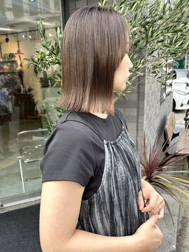 ウィム(wim) 結べるボブ*アッシュブラウン