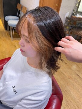 ヘアサロン アティリー(Hair Salon Attirer) 西梅田/ボブ/グレーベージュ/白髪ぼかし/ハイライト/ベージュ