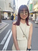 ハイライトとピンク