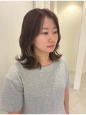 韓国ヘア/顔まわり/韓国レイヤー/前髪カット/小顔/韓国風