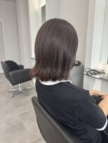 ナンバー 竪町(number+)&nbsp;10代20代30代大人かわいい外ハネ韓国風アッシュブラウン