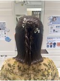 カチモリ/ハーフアップ/ヘアセット/ヘアアレンジ
