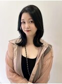 韓国ヘア/顔まわり/韓国レイヤー/前髪カット/小顔/韓国風